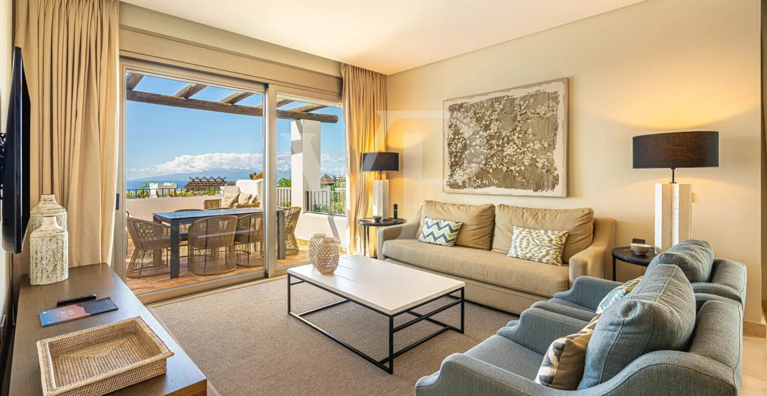 Exclusivo apartamento de lujo con vistas al mar en las Terrazas de Abama