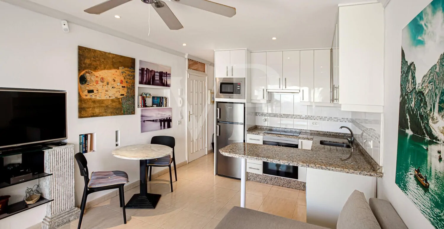 Charmantes Penthouse in Los Gigantes mit Meerblick und privater Terrasse