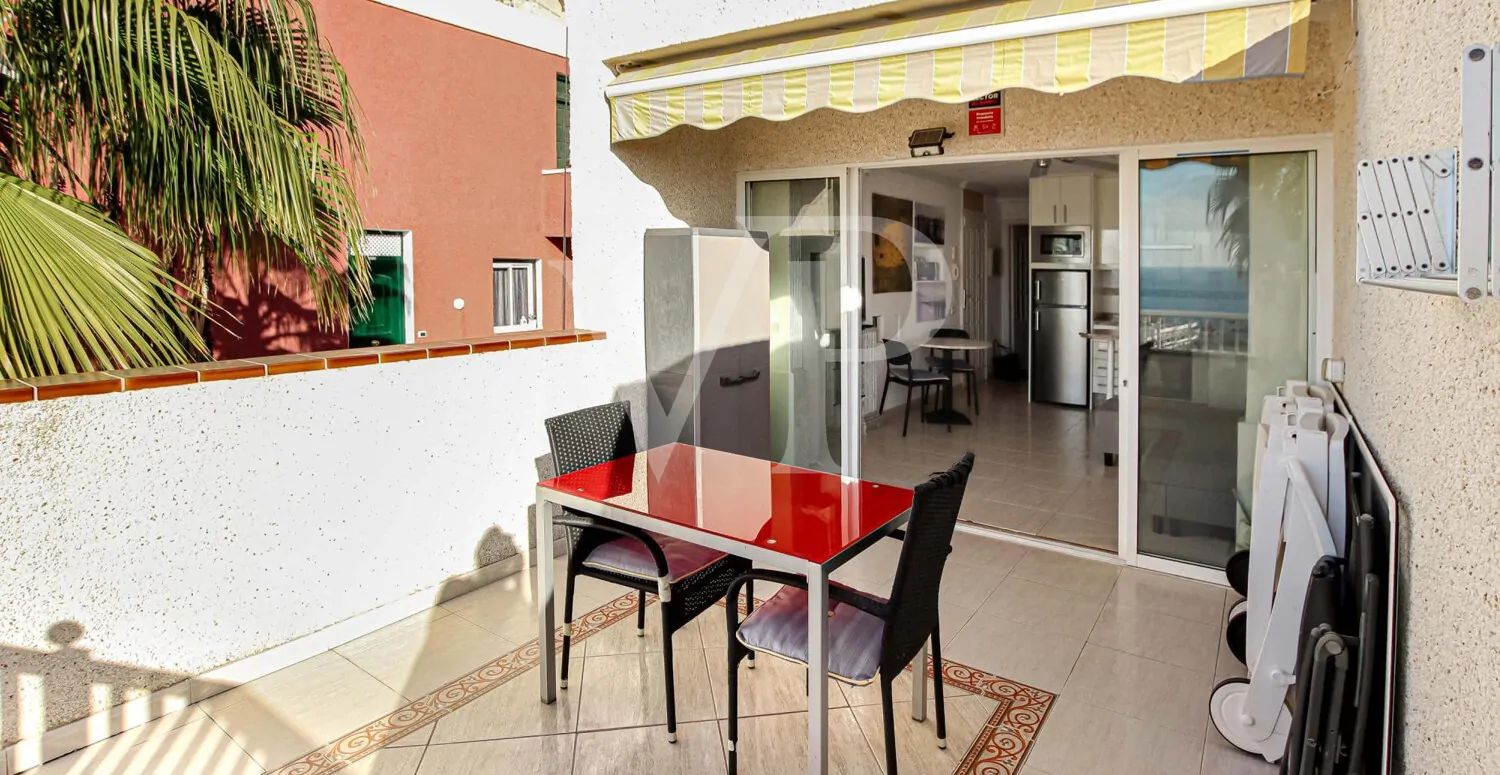 Charmantes Penthouse in Los Gigantes mit Meerblick und privater Terrasse