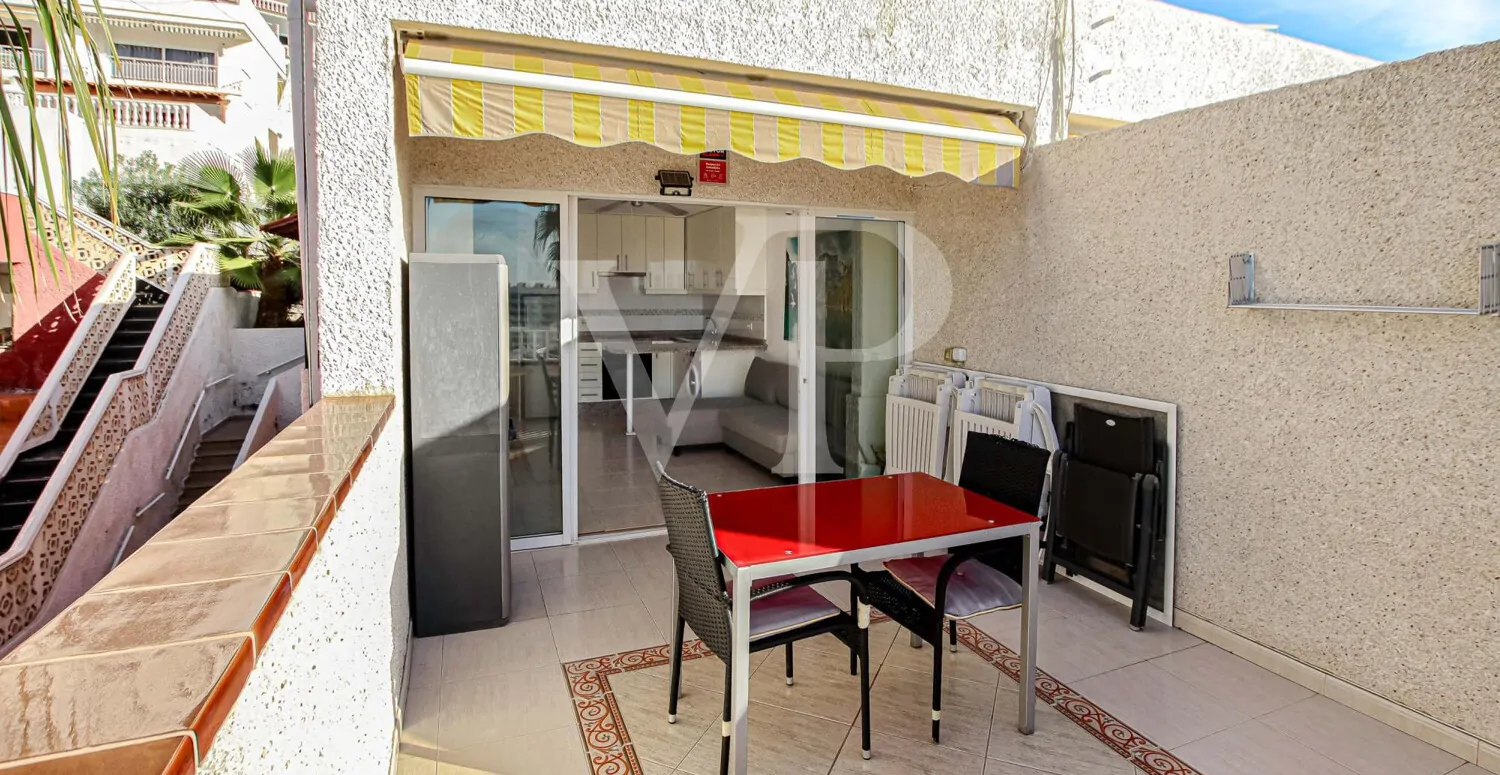 Charmantes Penthouse in Los Gigantes mit Meerblick und privater Terrasse