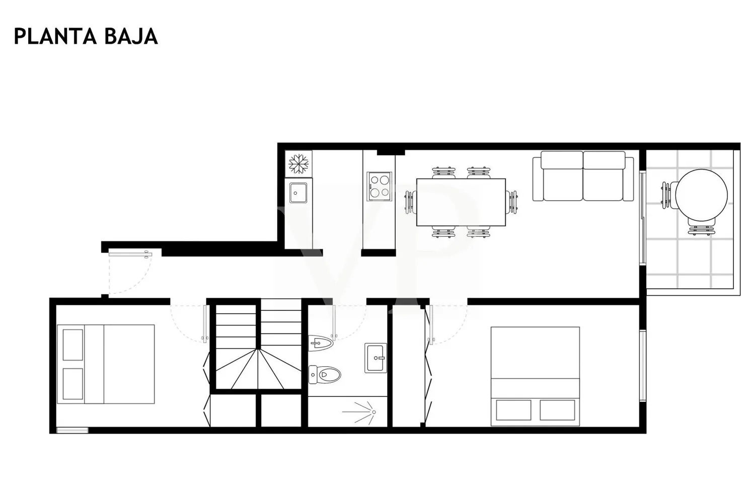 Ático renovado con elegancia en una ubicación tranquila de Palm-Mar
