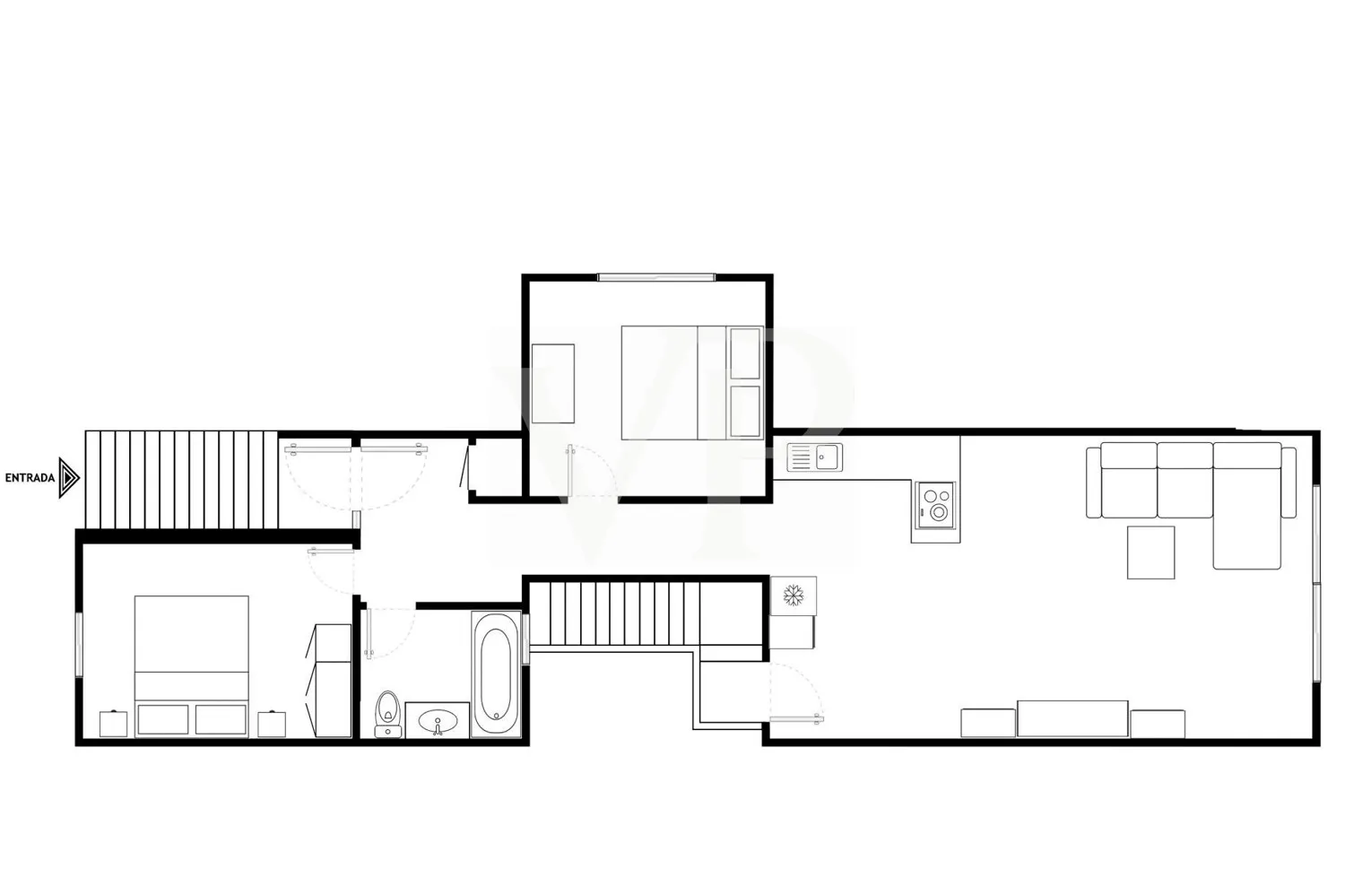 Zwei-Schlafzimmer-Wohnung mit großer Sonnenterrasse – Costa del Silencio