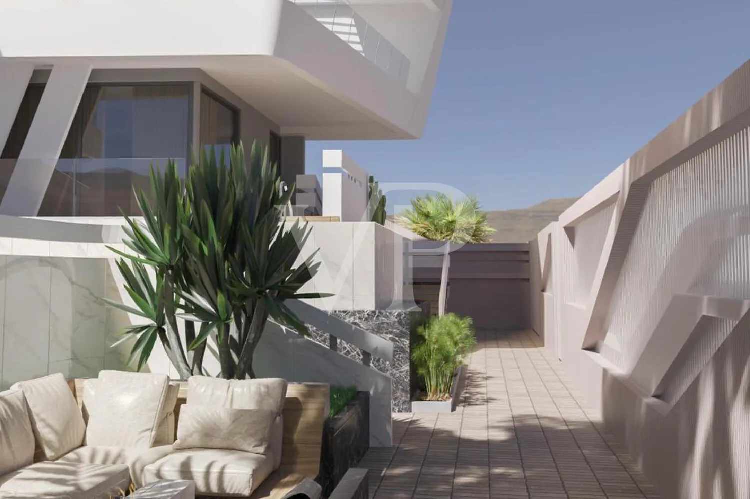 Moderne Luxusvilla mit Pool, Aufzug & Fitnessraum in Roque del Conde