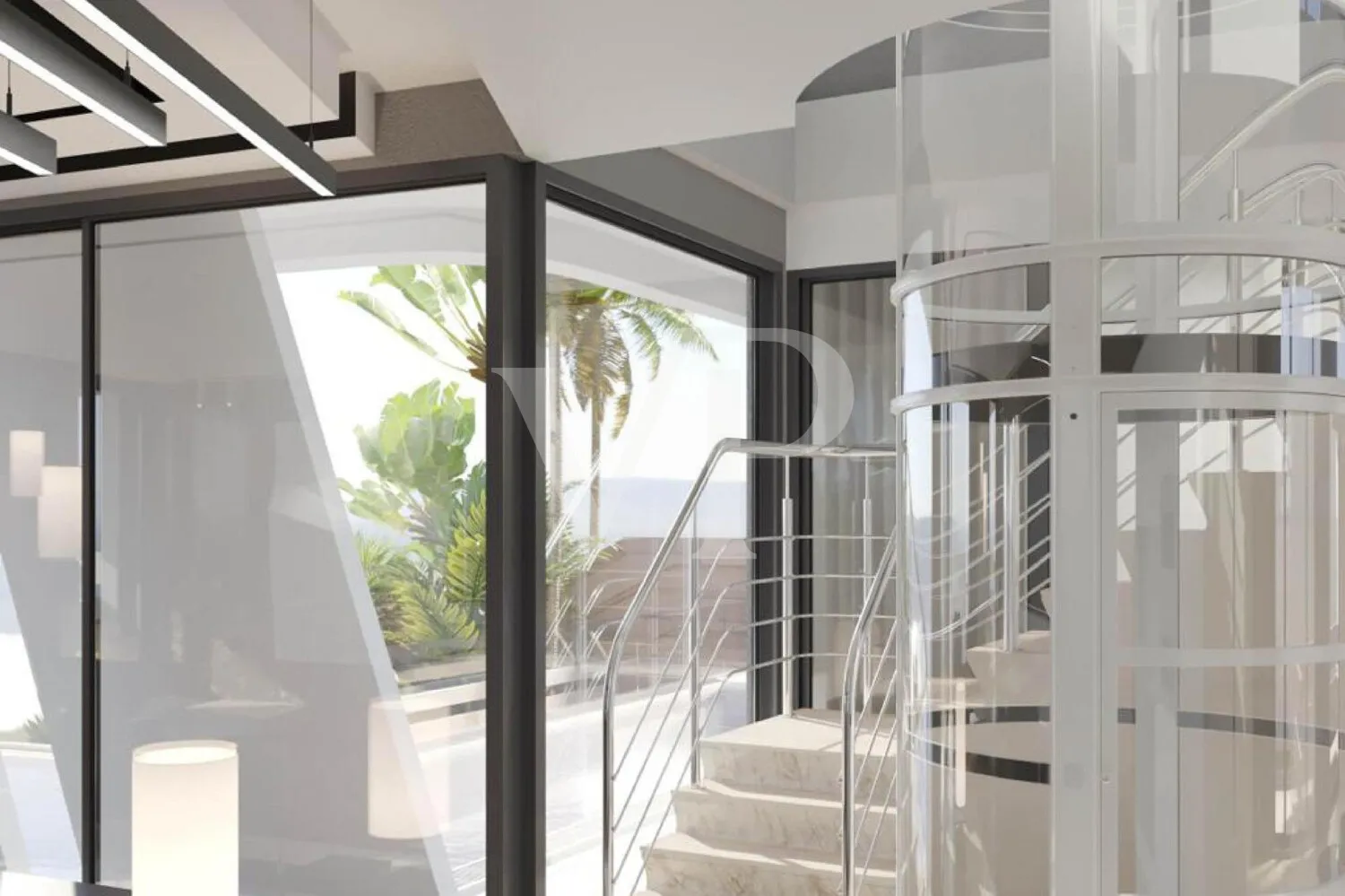 Moderne Luxusvilla mit Pool, Aufzug & Fitnessraum in Roque del Conde