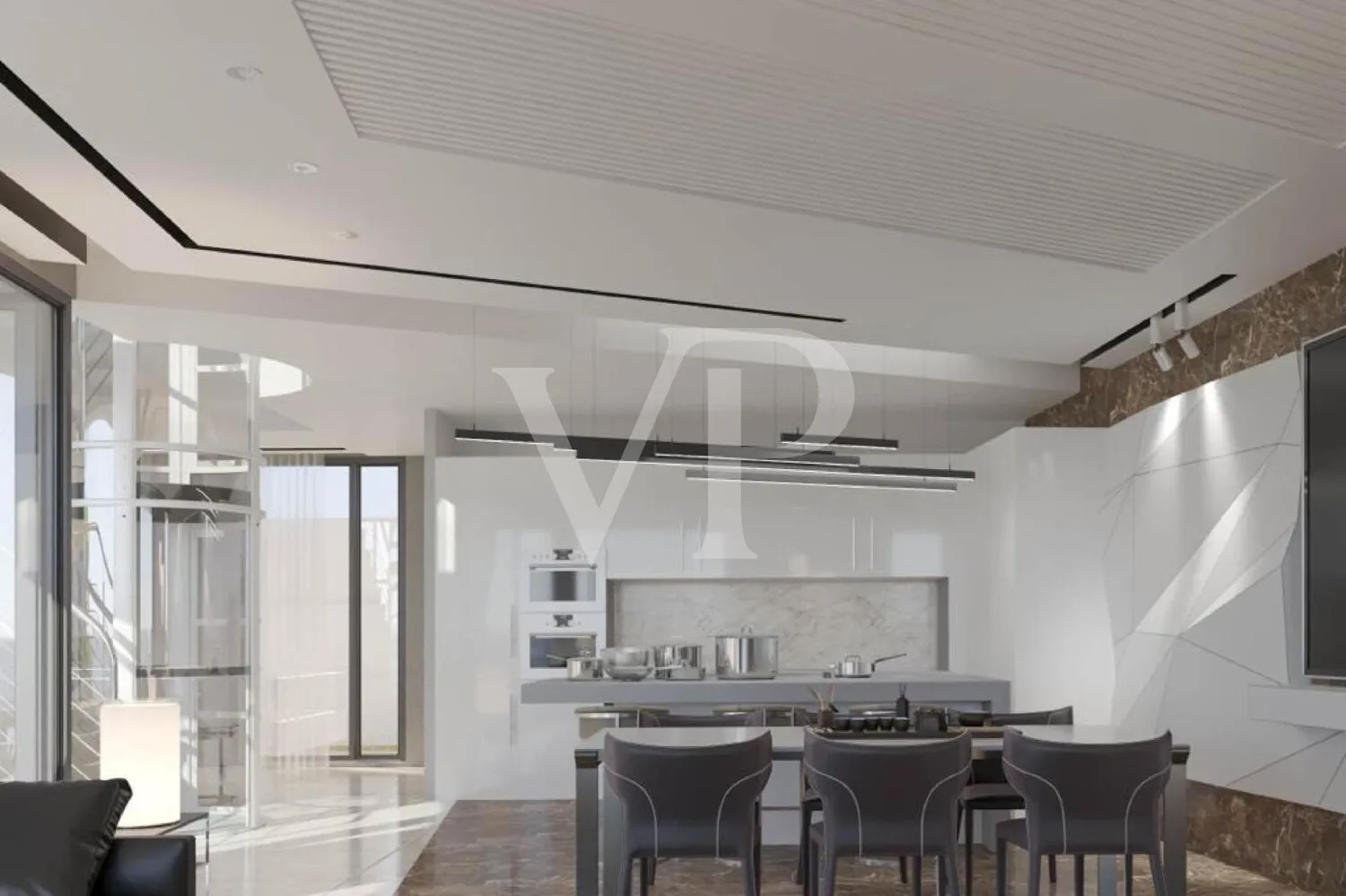 Moderne Luxusvilla mit Pool, Aufzug & Fitnessraum in Roque del Conde
