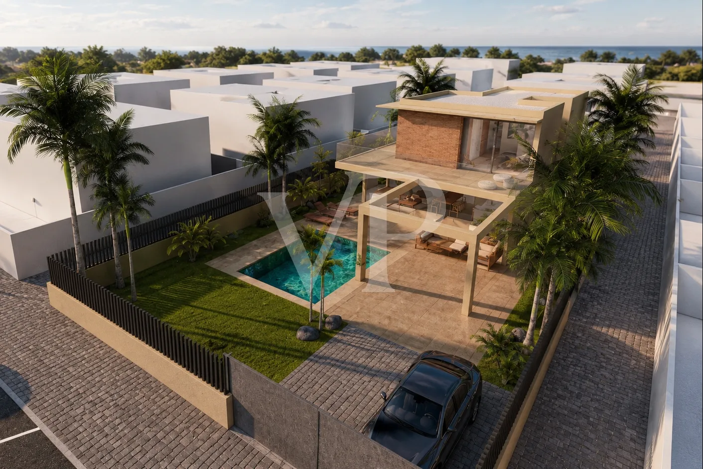 Exklusive Neubauvilla in Palm-Mar, nur wenige Meter vom Meer entfernt