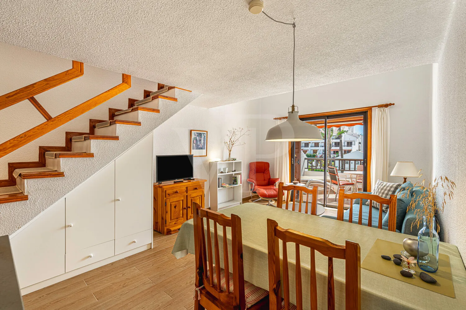 Maisonette-Wohnung direkt am Meer mit traumhaftem Meerblick im Parque Santiago 2