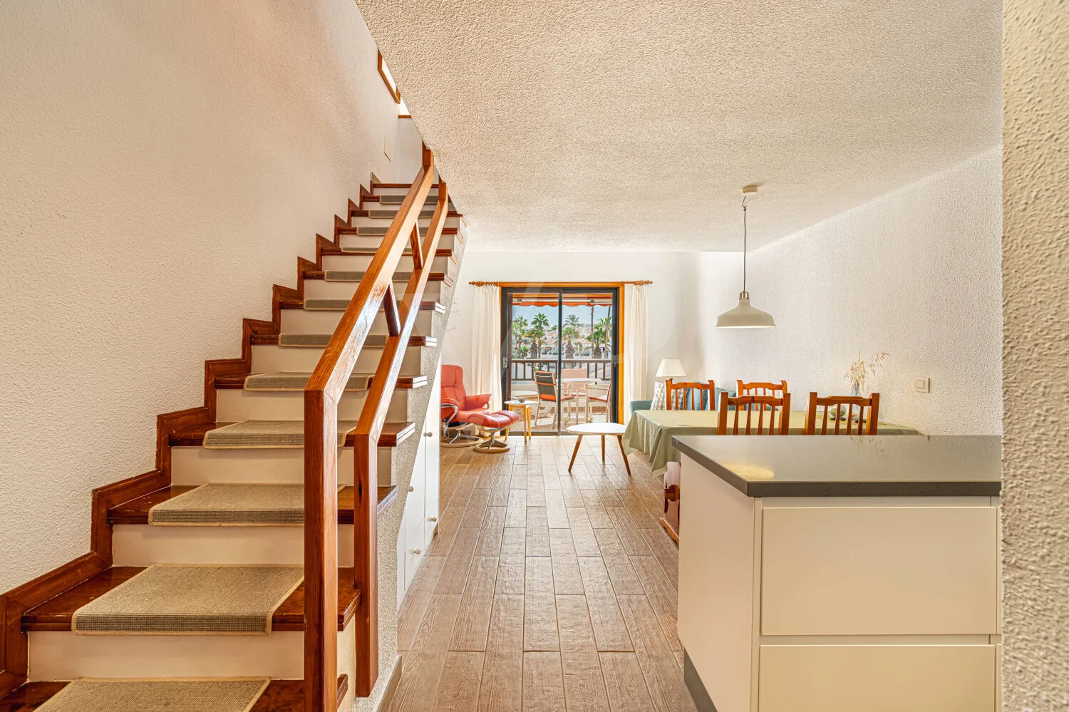Duplex apartment right on the beach with a stunning ocean view in Parque Santiago 2