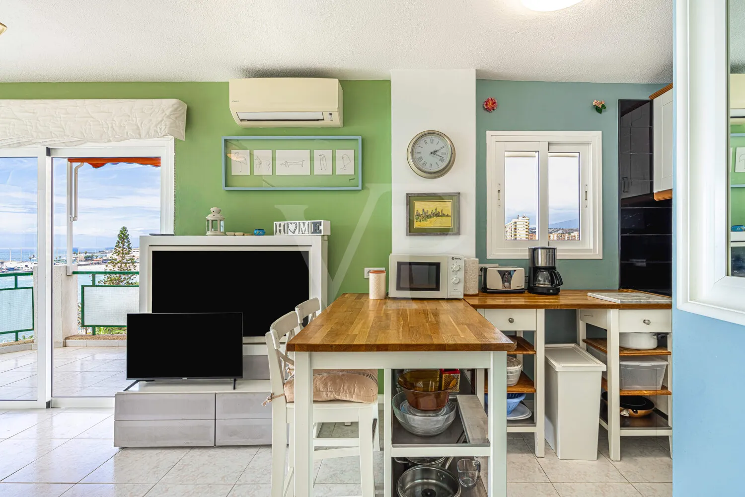 Spektakuläres Meerblick-Apartment in 1. Meereslinie – Los Cristianos