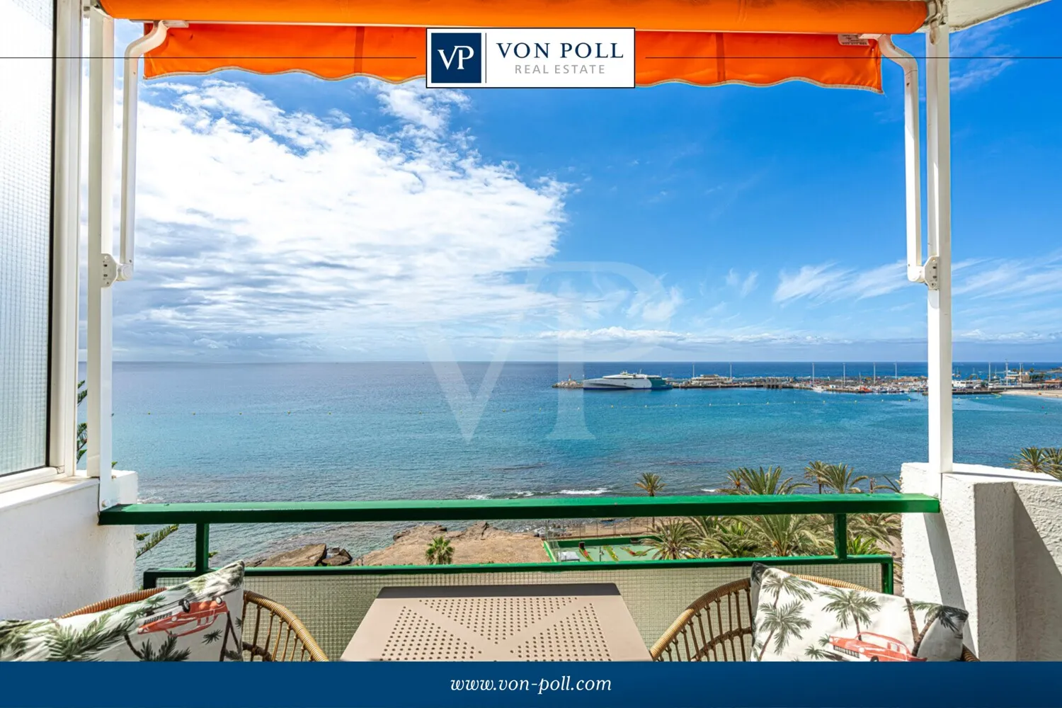Spektakuläres Meerblick-Apartment in 1. Meereslinie – Los Cristianos