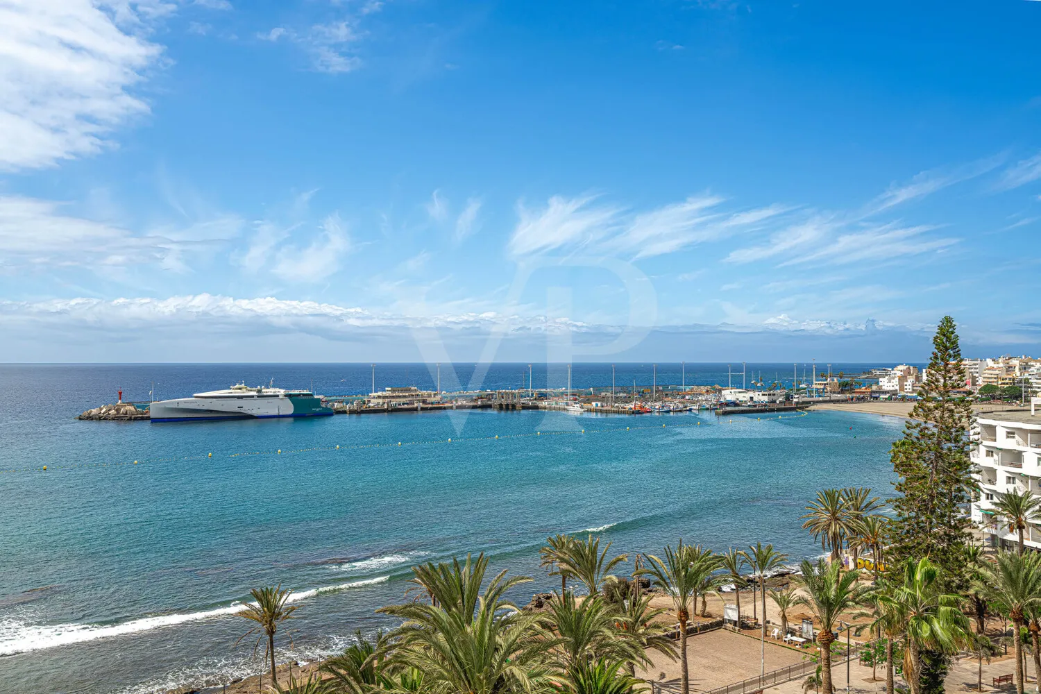 Spektakuläres Meerblick-Apartment in 1. Meereslinie – Los Cristianos