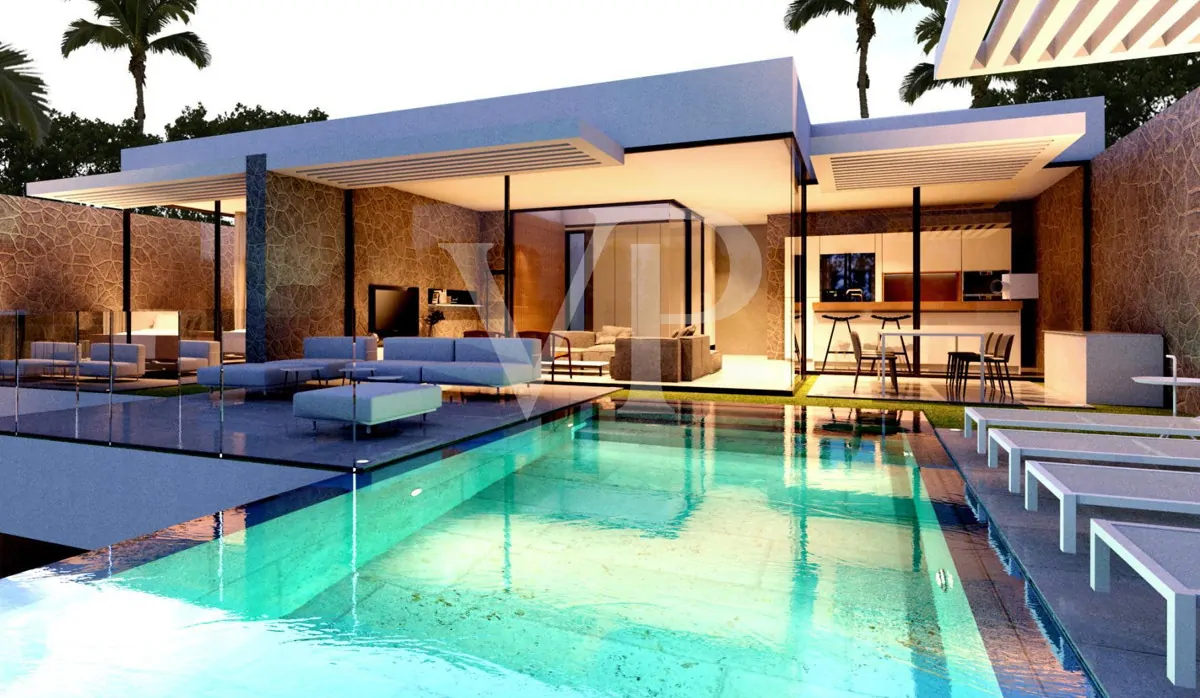 Minimalistische Neubau Villa Caldera del Rey