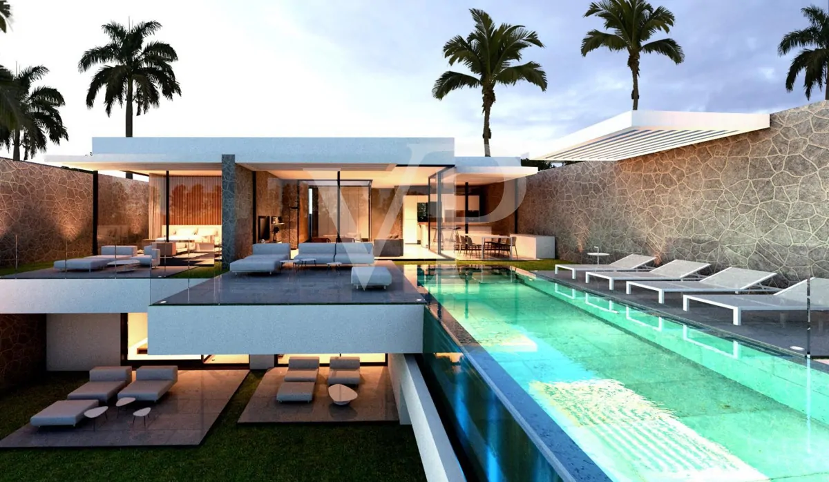Minimalistische Neubau Villa Caldera del Rey