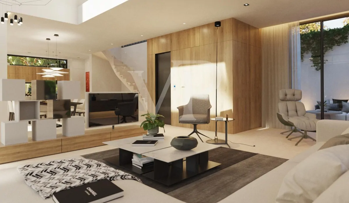 Luxurious villa under construction in Roque del Conde