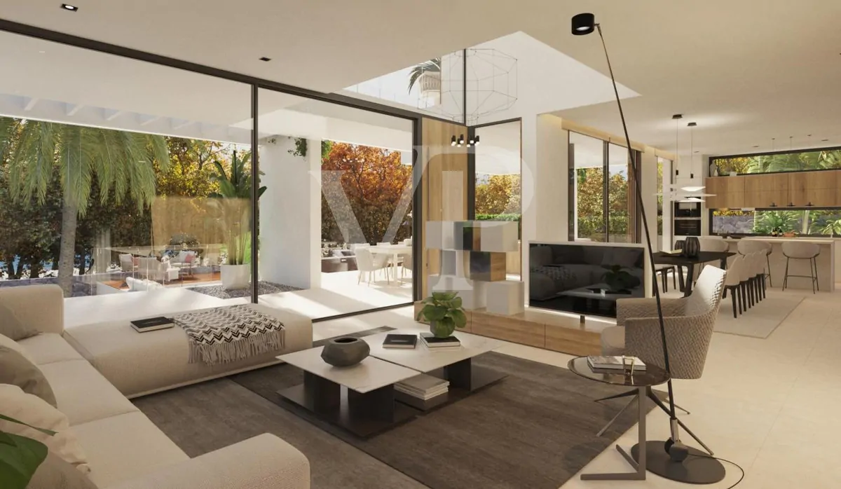 Luxurious villa under construction in Roque del Conde