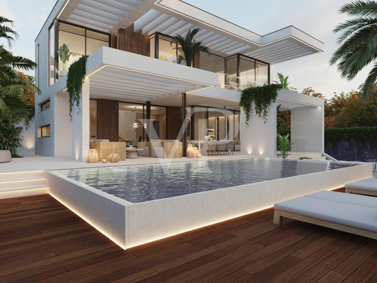 Luxurious villa under construction in Roque del Conde