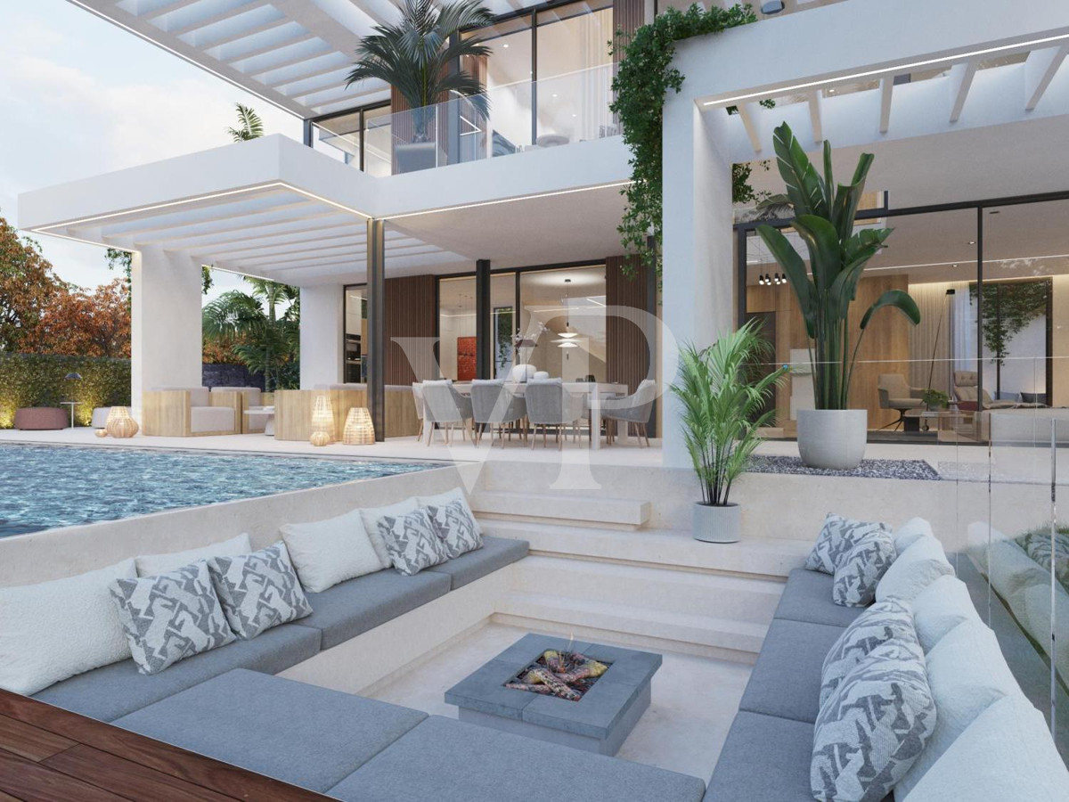 Luxurious villa under construction in Roque del Conde