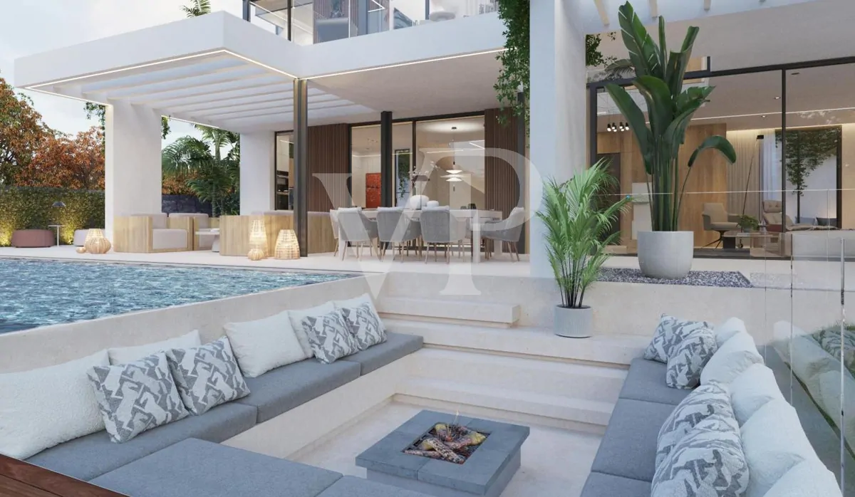 Luxuriöse und moderne Villa in der Bauphase in Roque del Conde