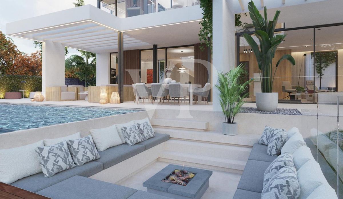Luxurious villa under construction in Roque del Conde