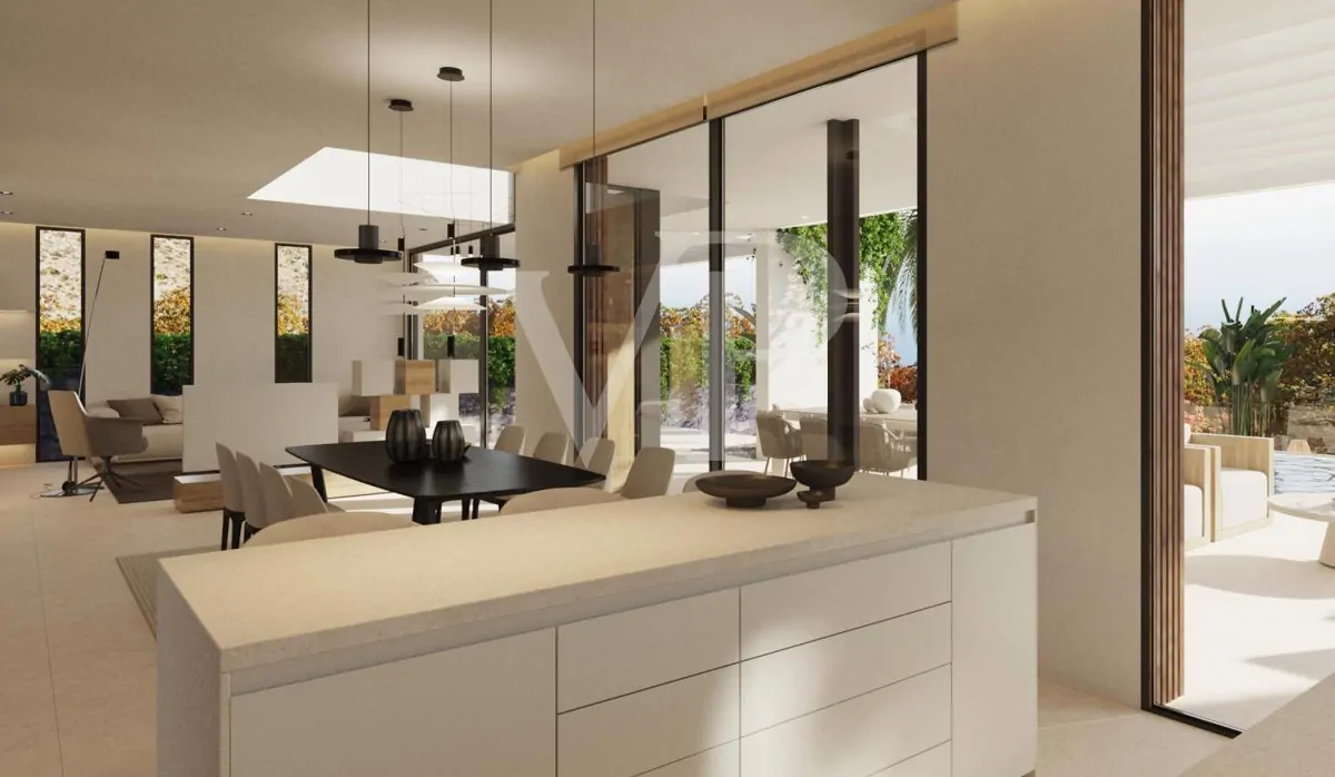 Luxurious villa under construction in Roque del Conde