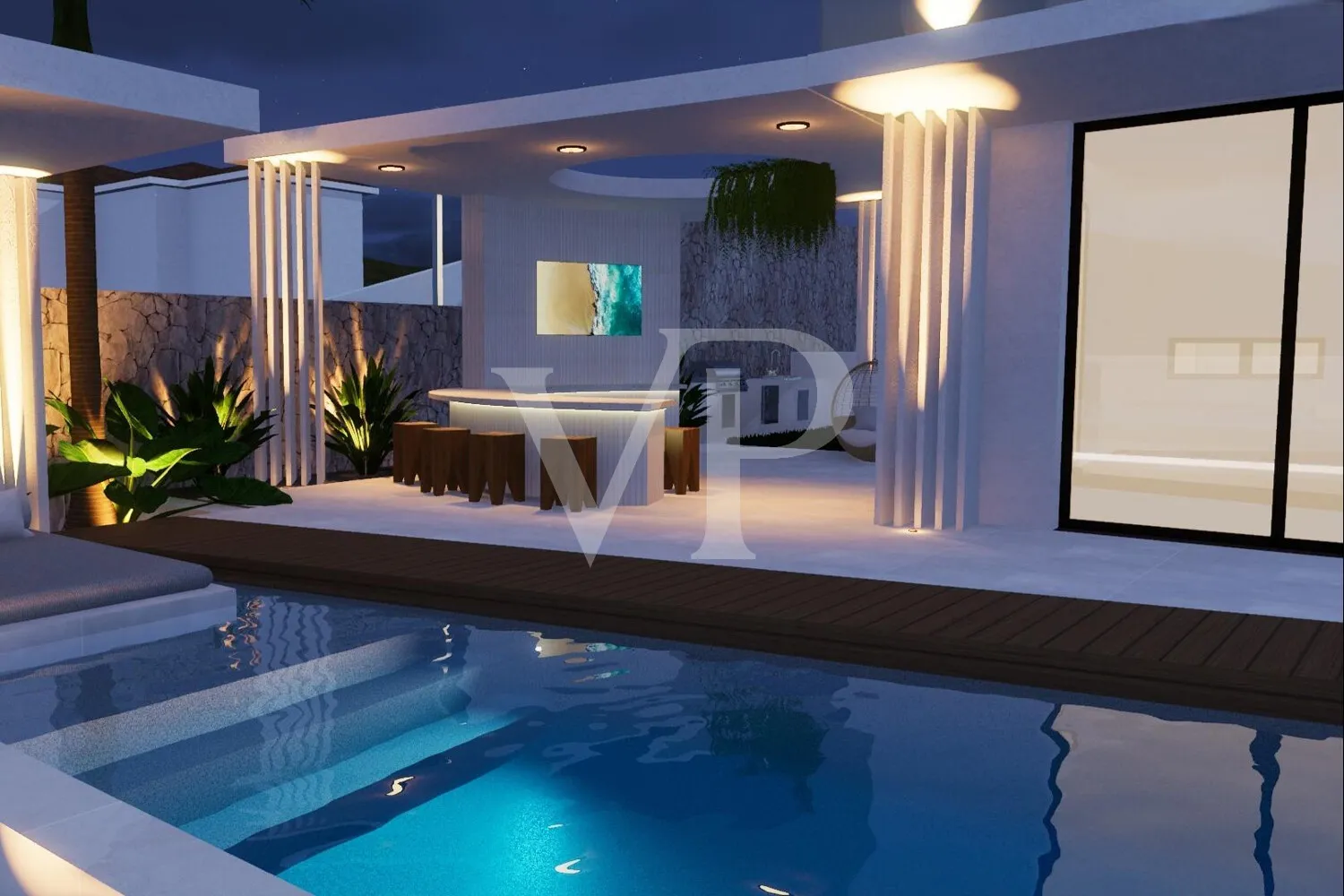 Fantastische Villa im Neubau mit Meerblick und luxuriösem Design in Roque del Conde