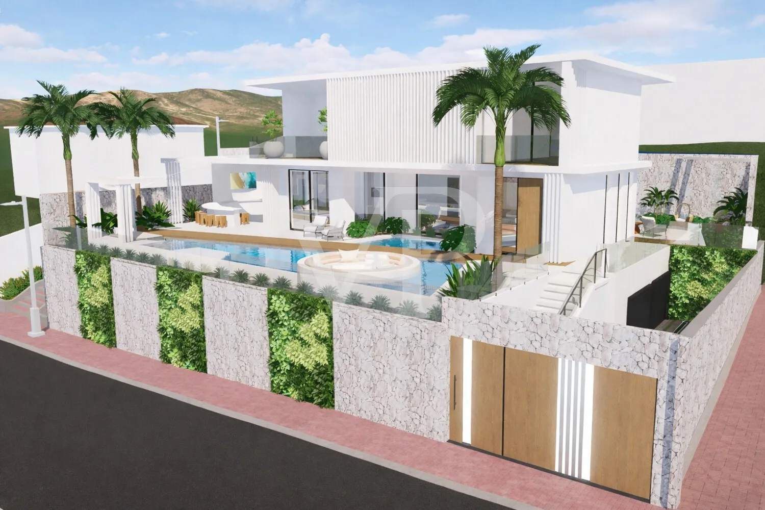 Fantastische Villa im Neubau mit Meerblick und luxuriösem Design in Roque del Conde
