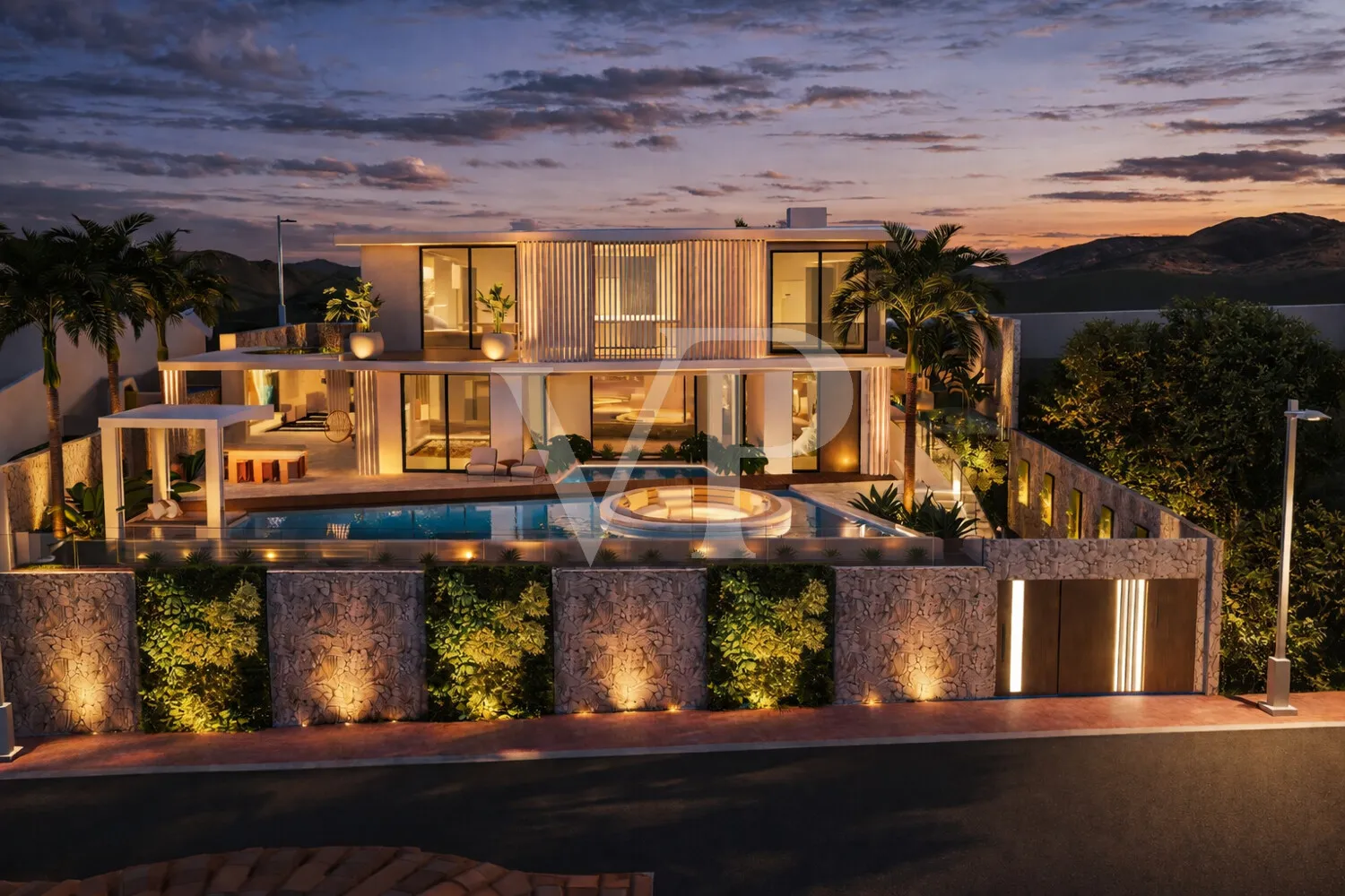 Fantastische Villa im Neubau mit Meerblick und luxuriösem Design in Roque del Conde