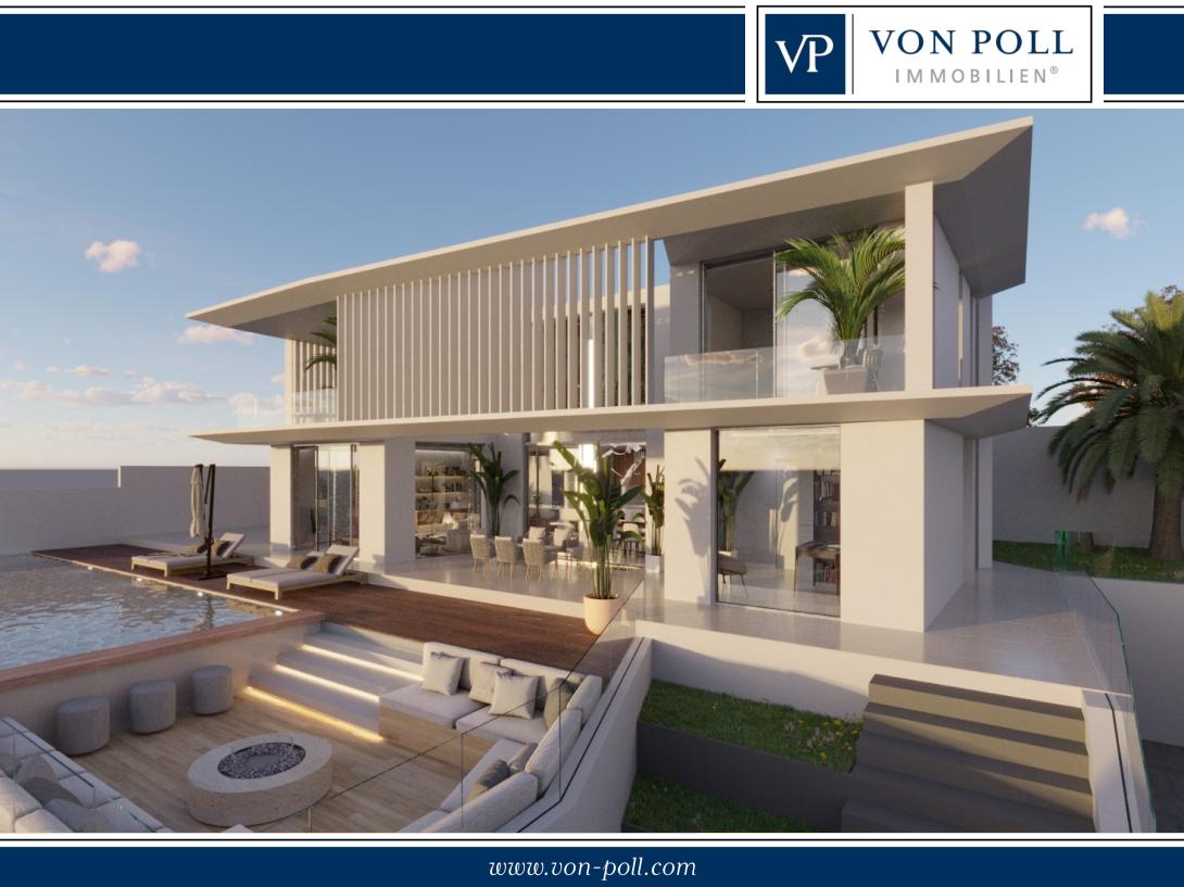 Fantastic villa under construction with sea views in Roque del Conde