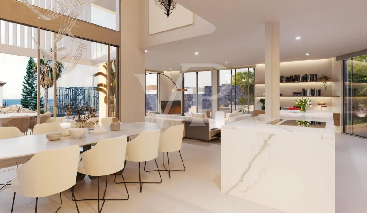 Fantastische Villa im Neubau mit Meerblick und luxuriösem Design in Roque del Conde