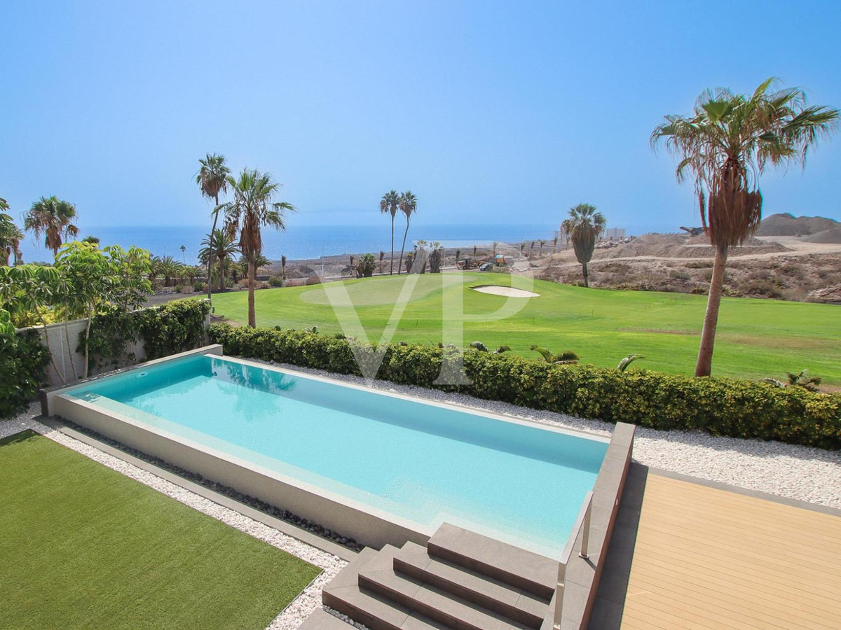 Luxury villa with sea views at the Golf Costa Adeje