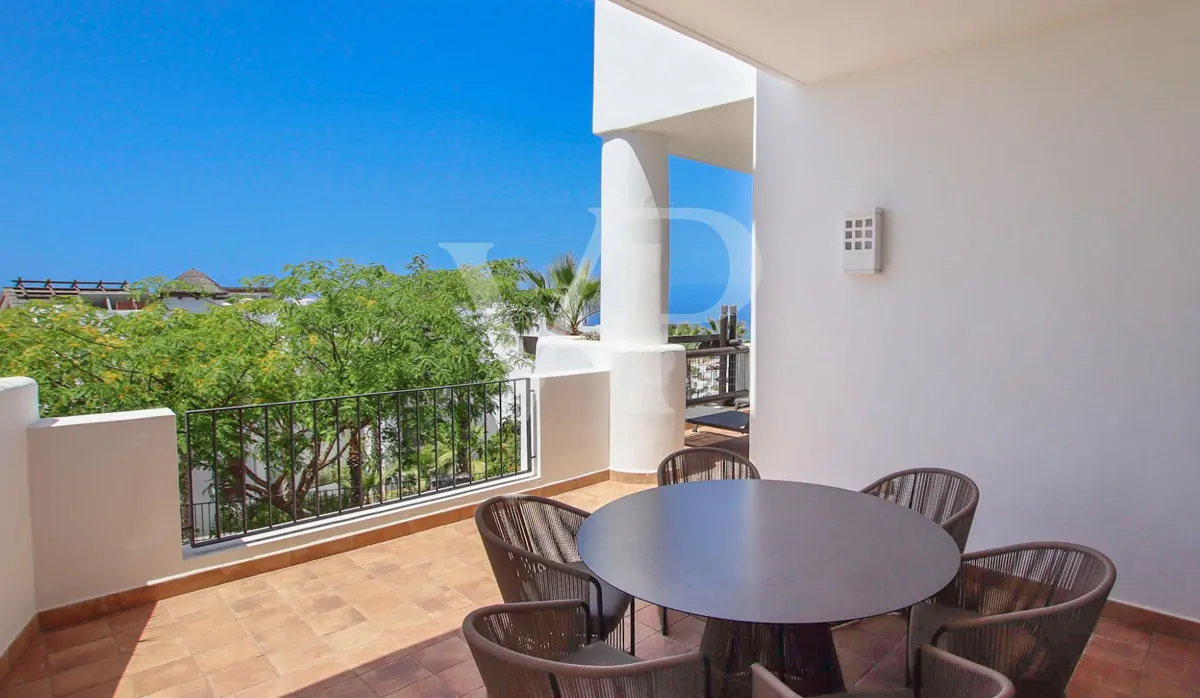 Luxuriöses 2-Schlafzimmer-Apartment mit Meerblick in der exklusiven Abama-Anlage