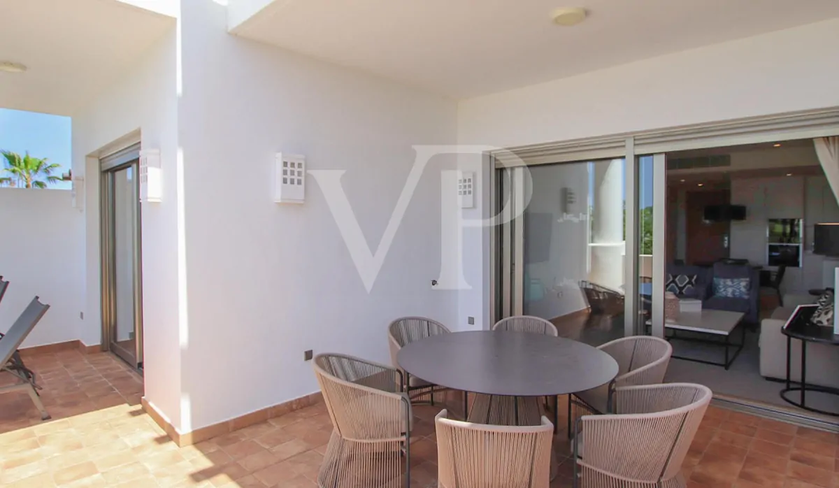 Luxuriöses 2-Schlafzimmer-Apartment mit Meerblick in der exklusiven Abama-Anlage