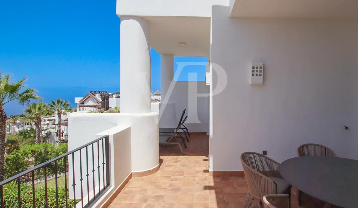 Luxuriöses 2-Schlafzimmer-Apartment mit Meerblick in der exklusiven Abama-Anlage