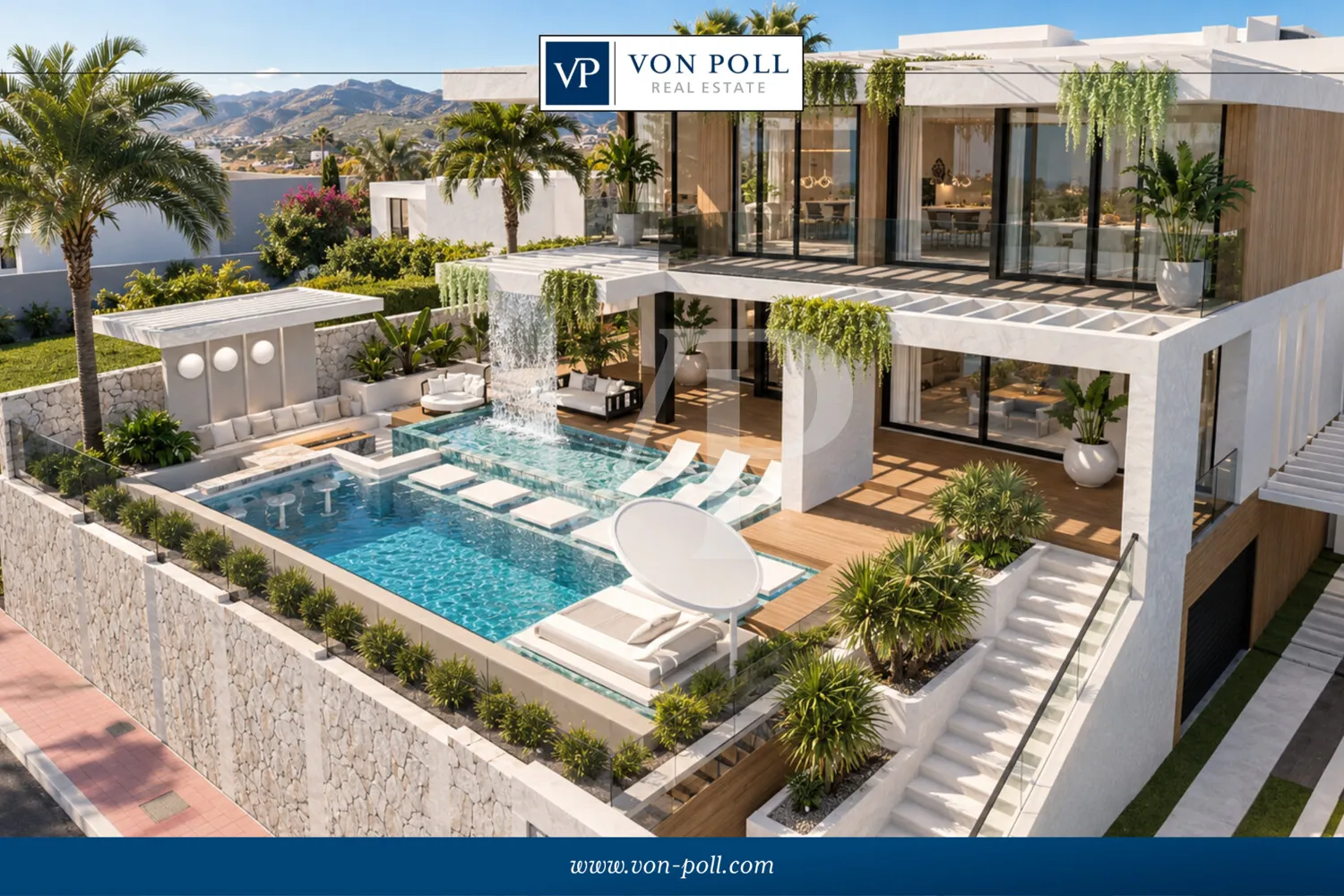 Luxurious villa under construction in Roque del Conde