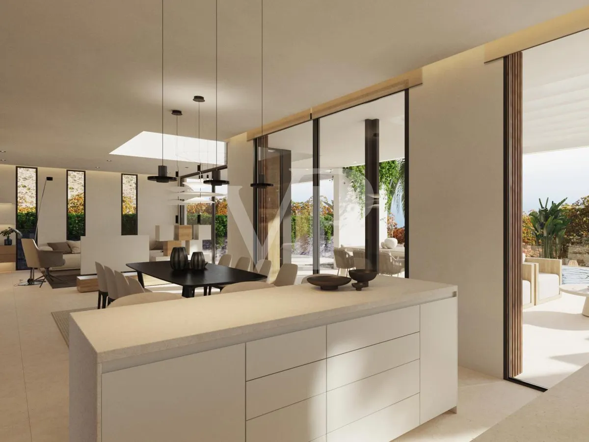 Lujosa y moderna villa en construcción en Roque del Conde