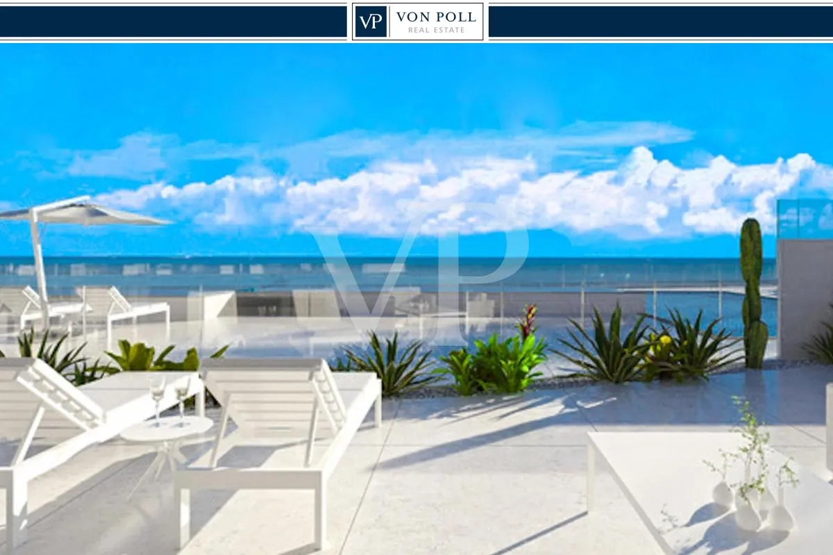 Moderne Penthauswohnungen in erster Meereslinie in Costa del Silencio