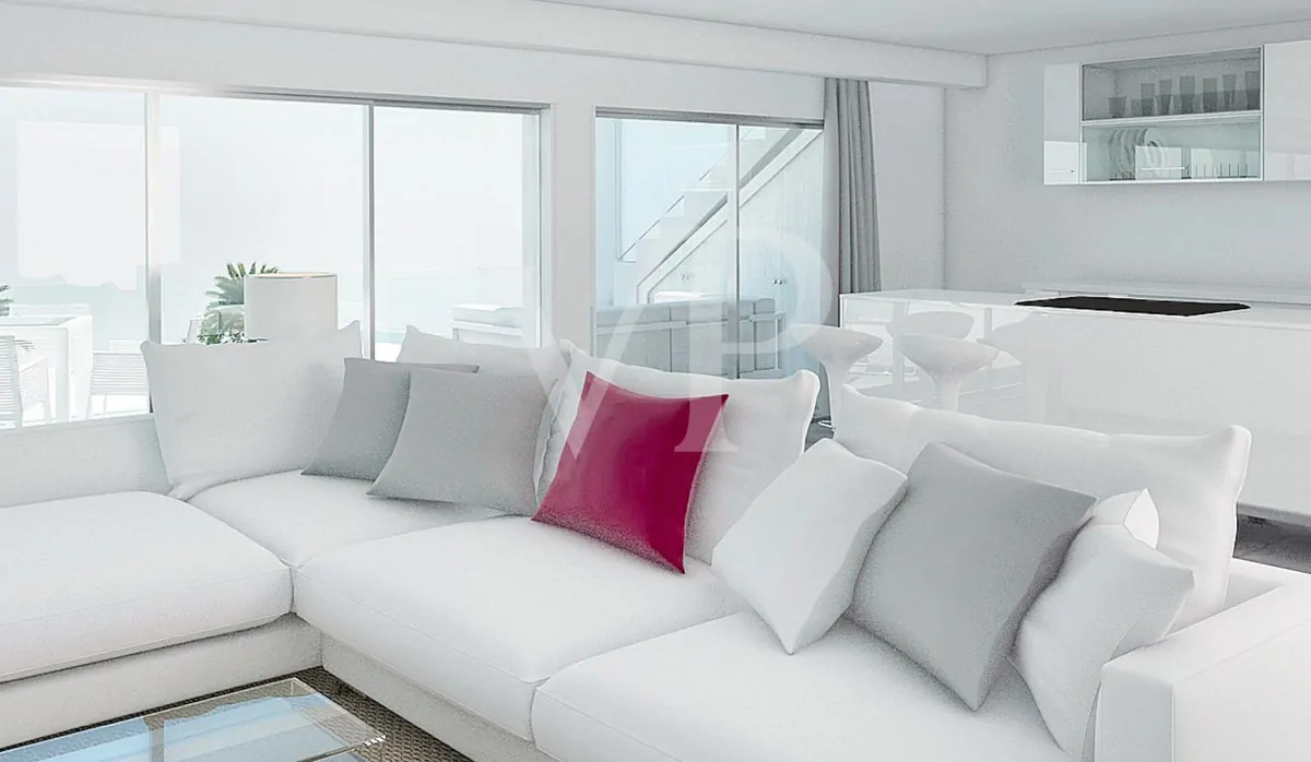 Modern penthouse apartmanok a tengerparton Costa del Silencióban