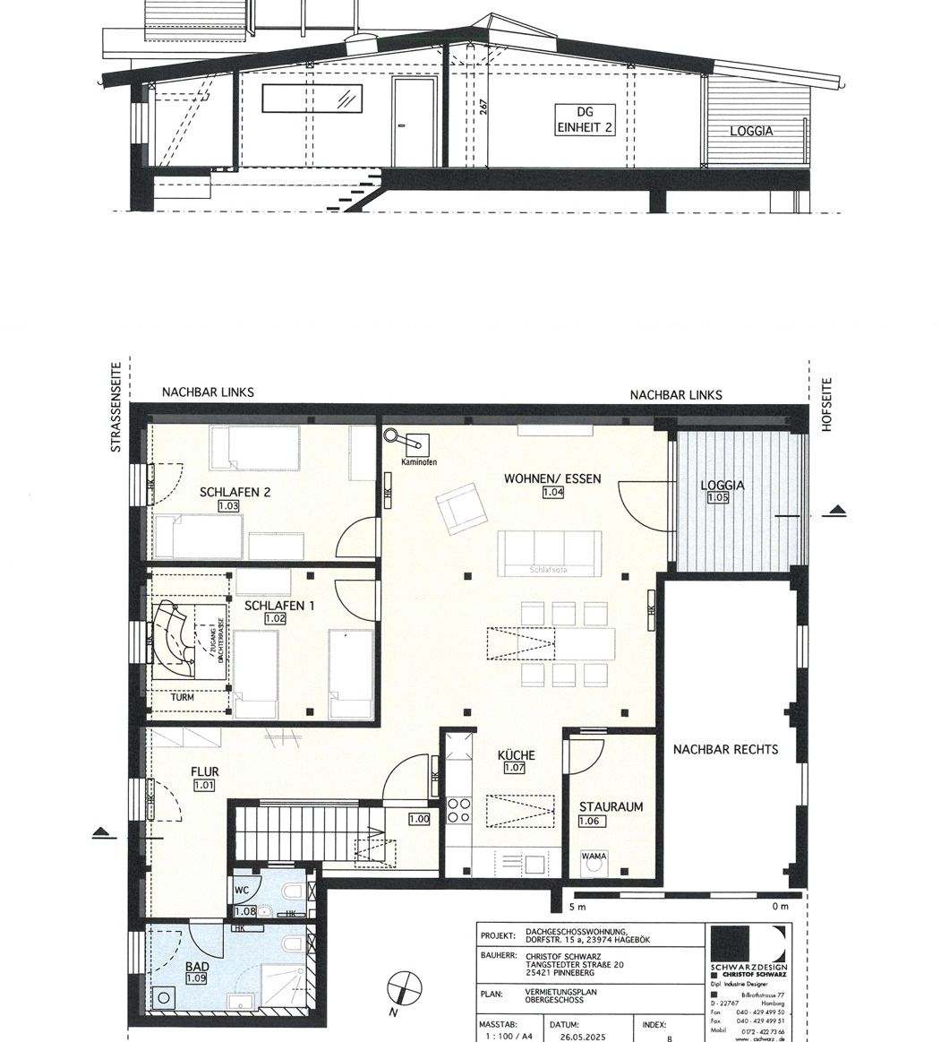 Grundriss Obergeschoss