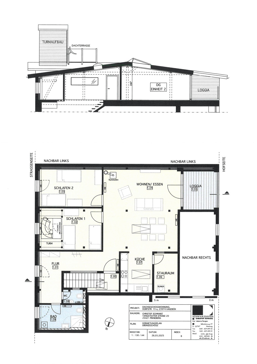 Grundriss Obergeschoss