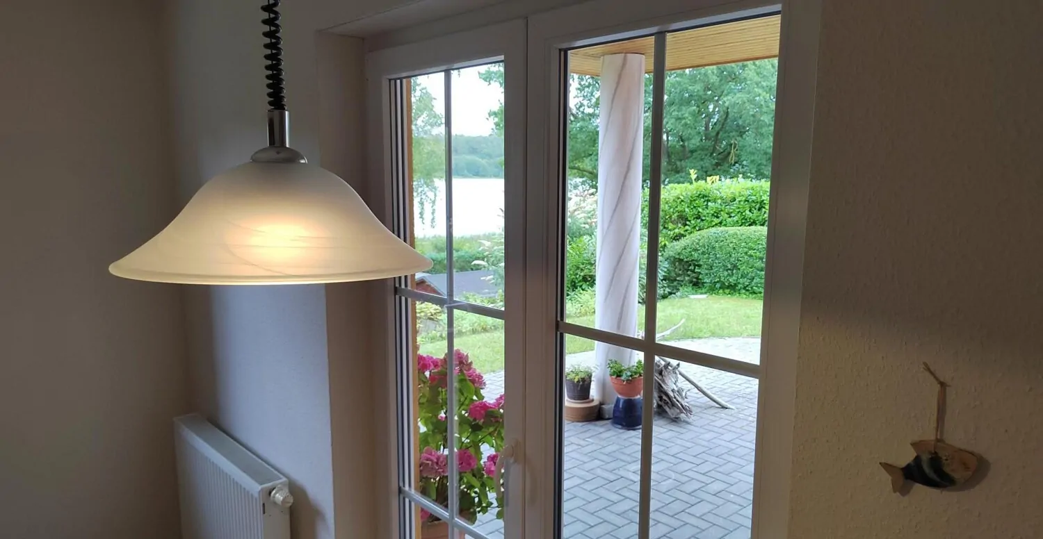 Blick zum See aus der Küche