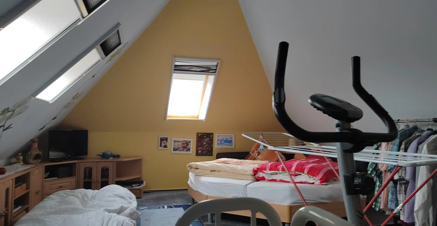 Zimmer im Dachgeschoß