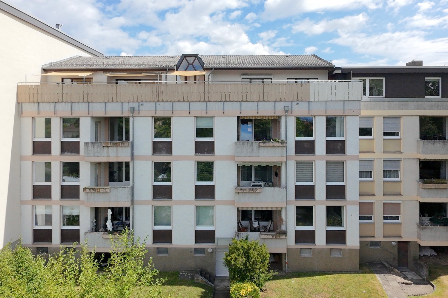 Rückansicht Gebäude
