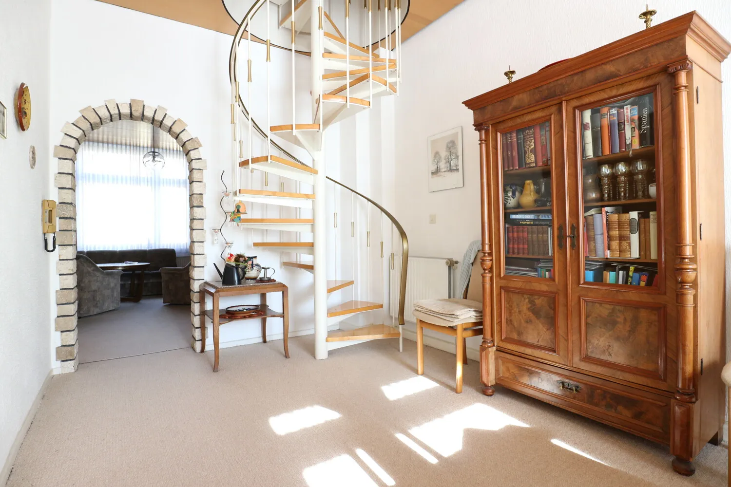 1. OG Esszimmer Wendeltreppe
