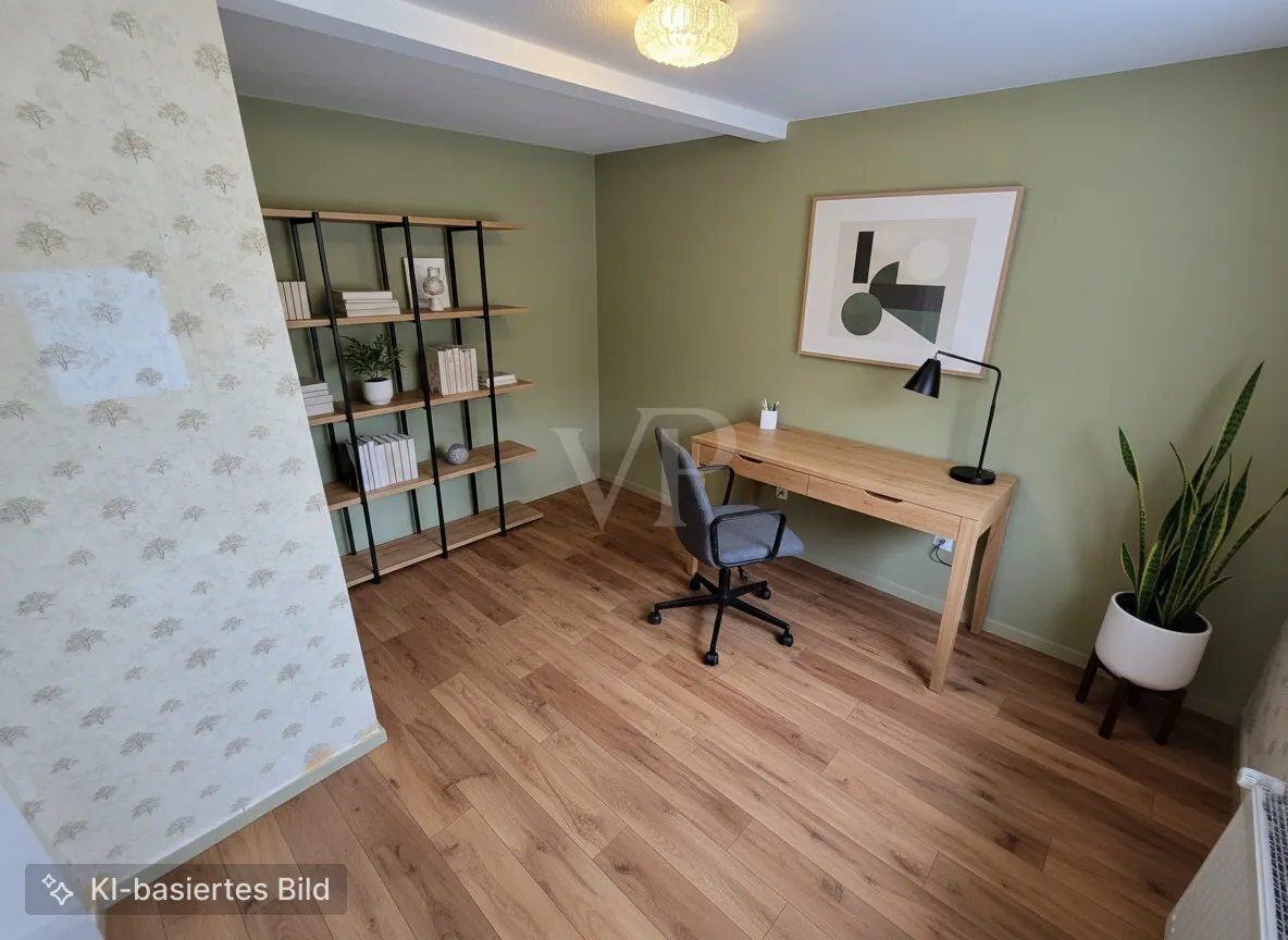 Arbeitszimmer KI Einrichtungsbeispiel