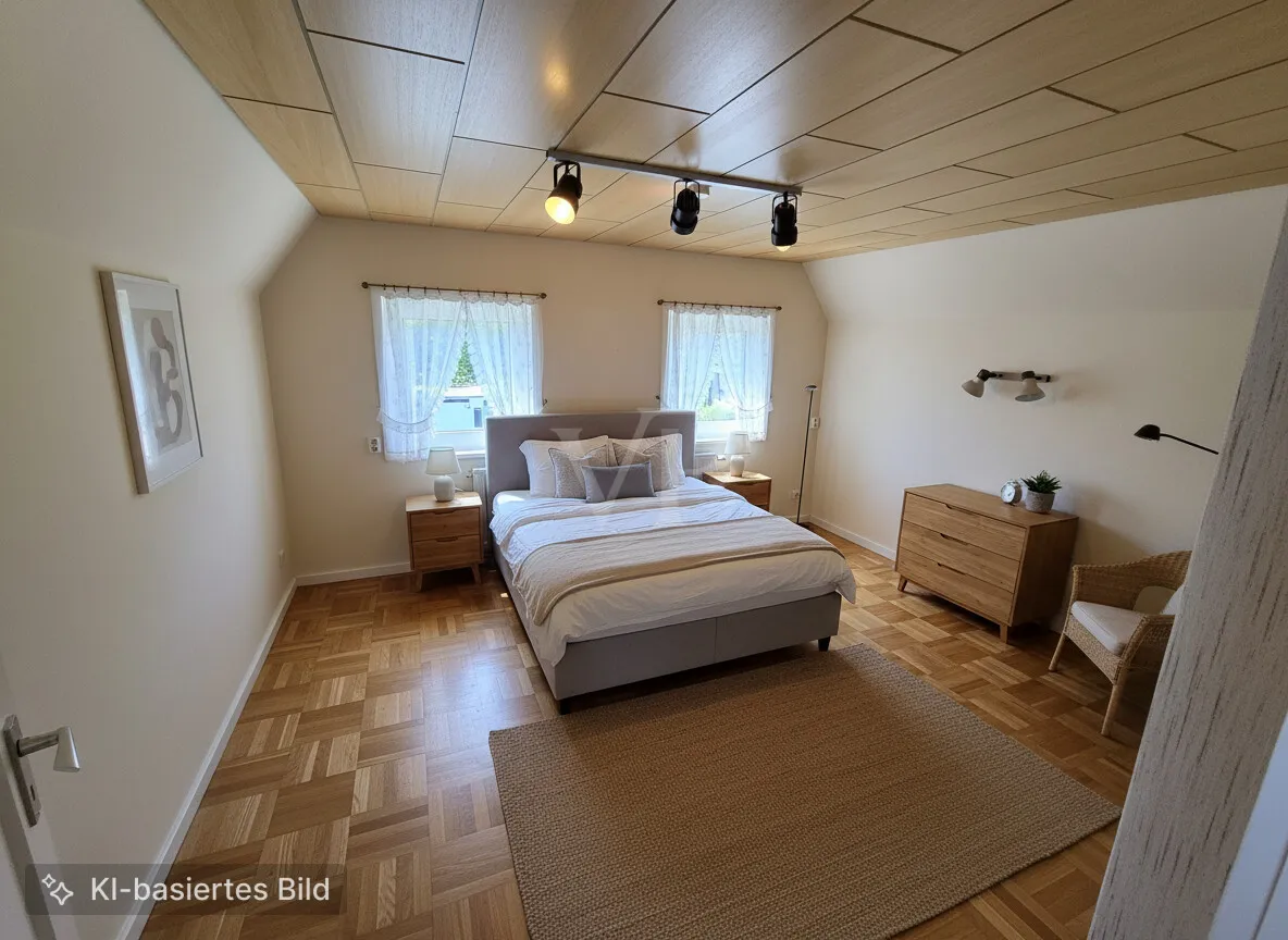 Schlafzimmer KI Einrichtungsbeispiel