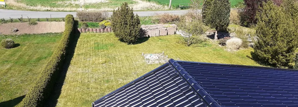 Gartensicht vom Haus