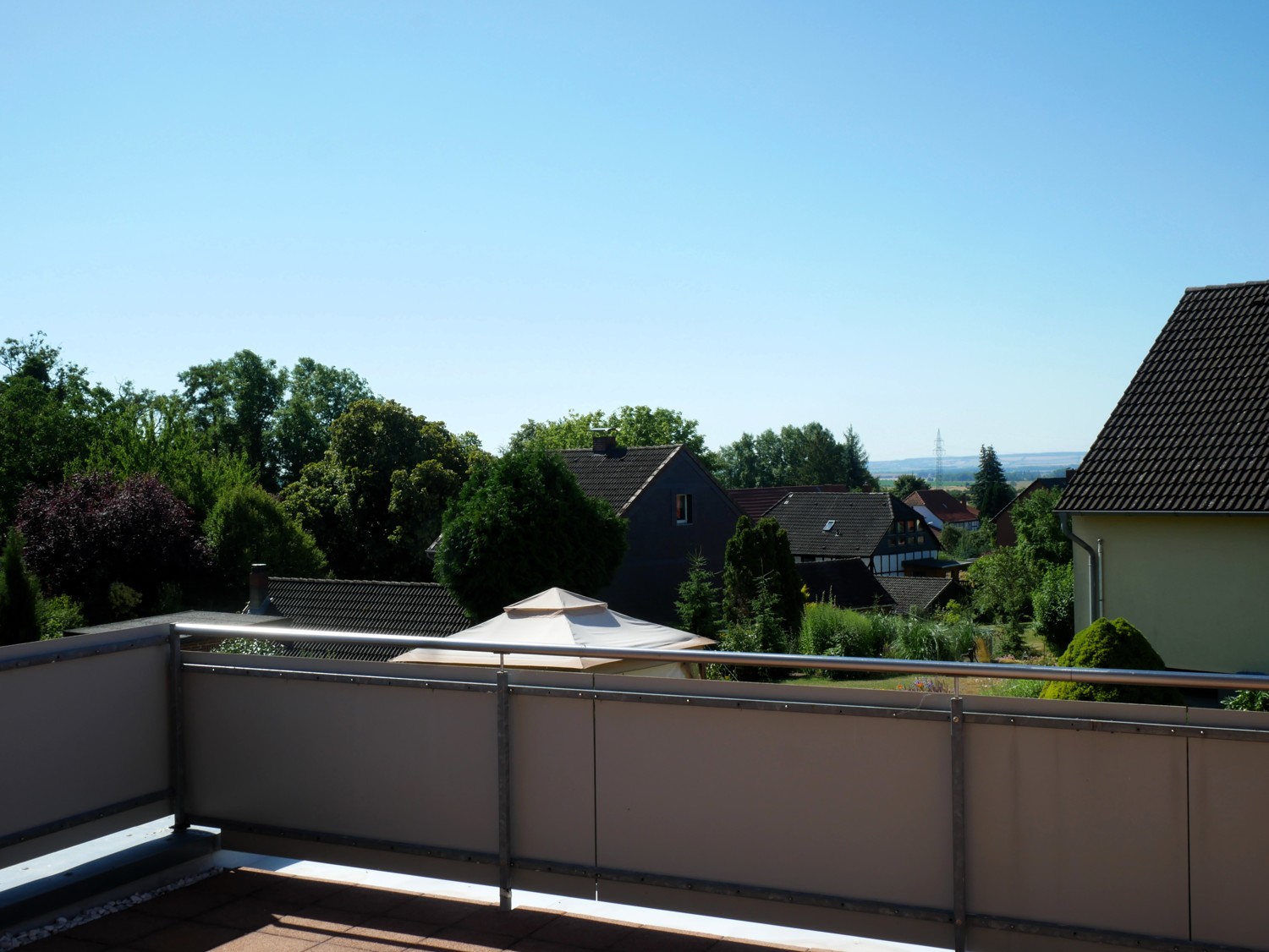 Blick von Dachterrasse