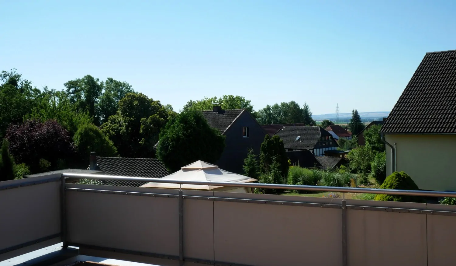 Blick von Dachterrasse