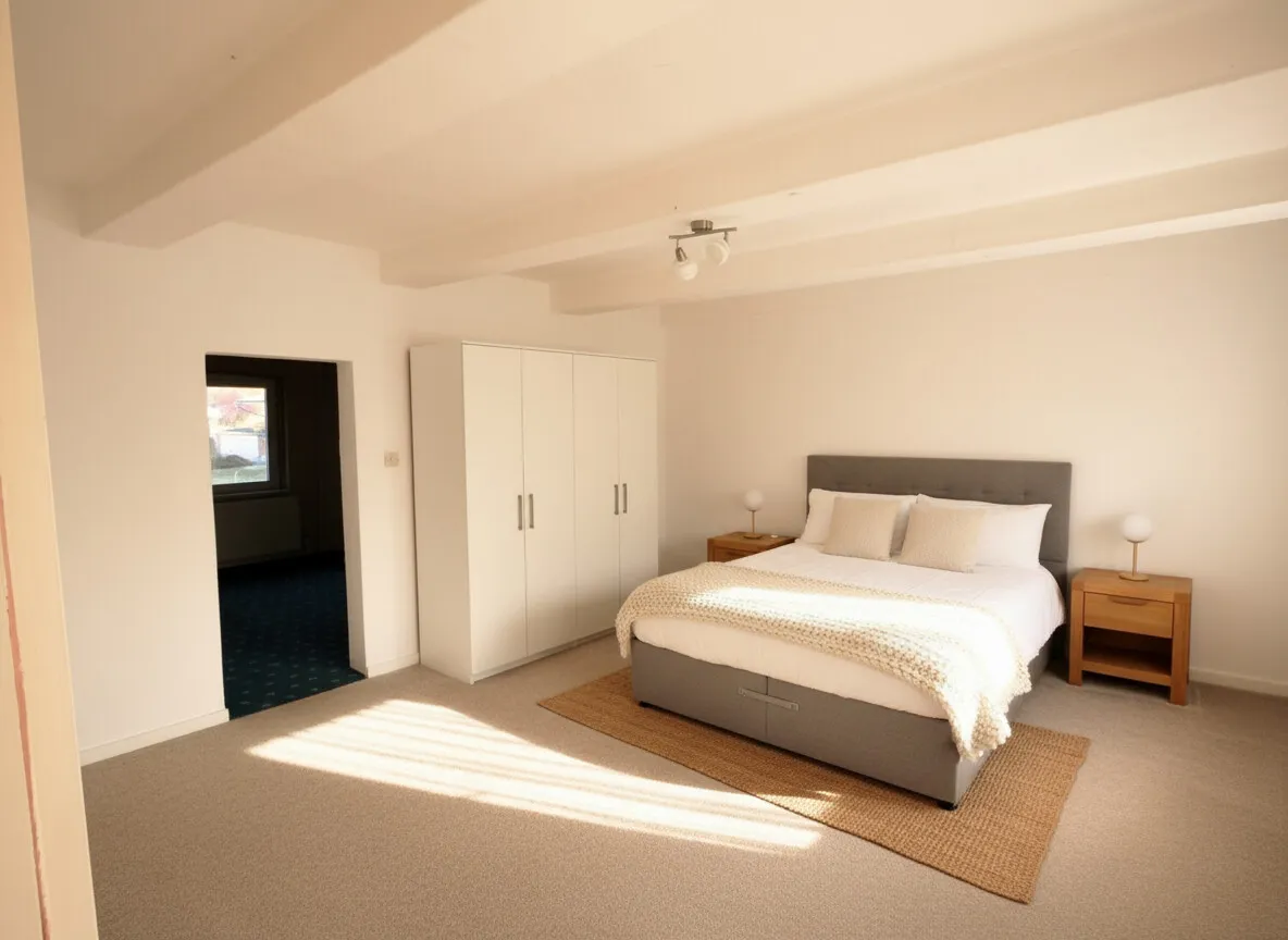 Schlafzimmer - mit KI bearbeitet