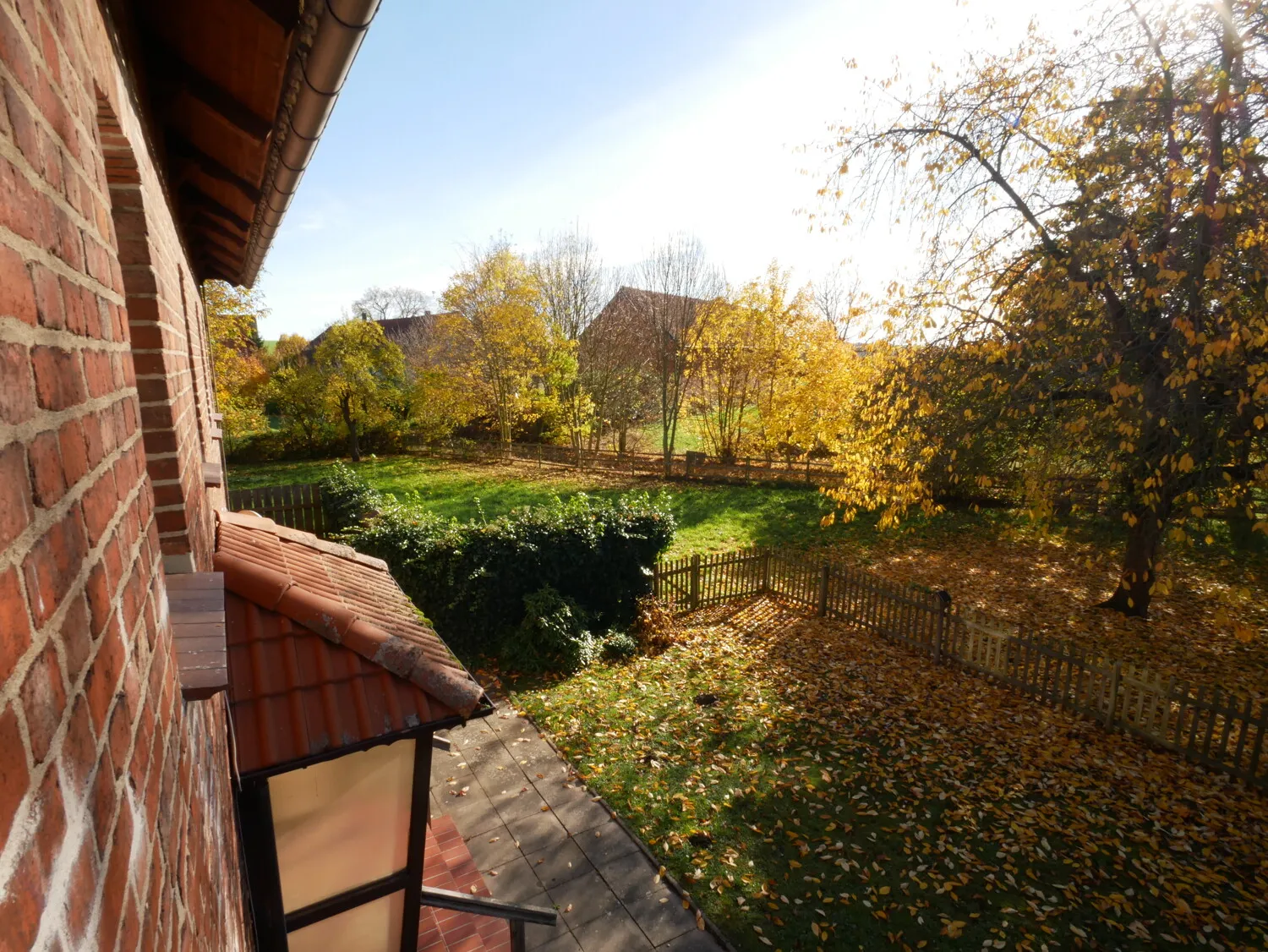 Ausblick vom Wohnzimmer